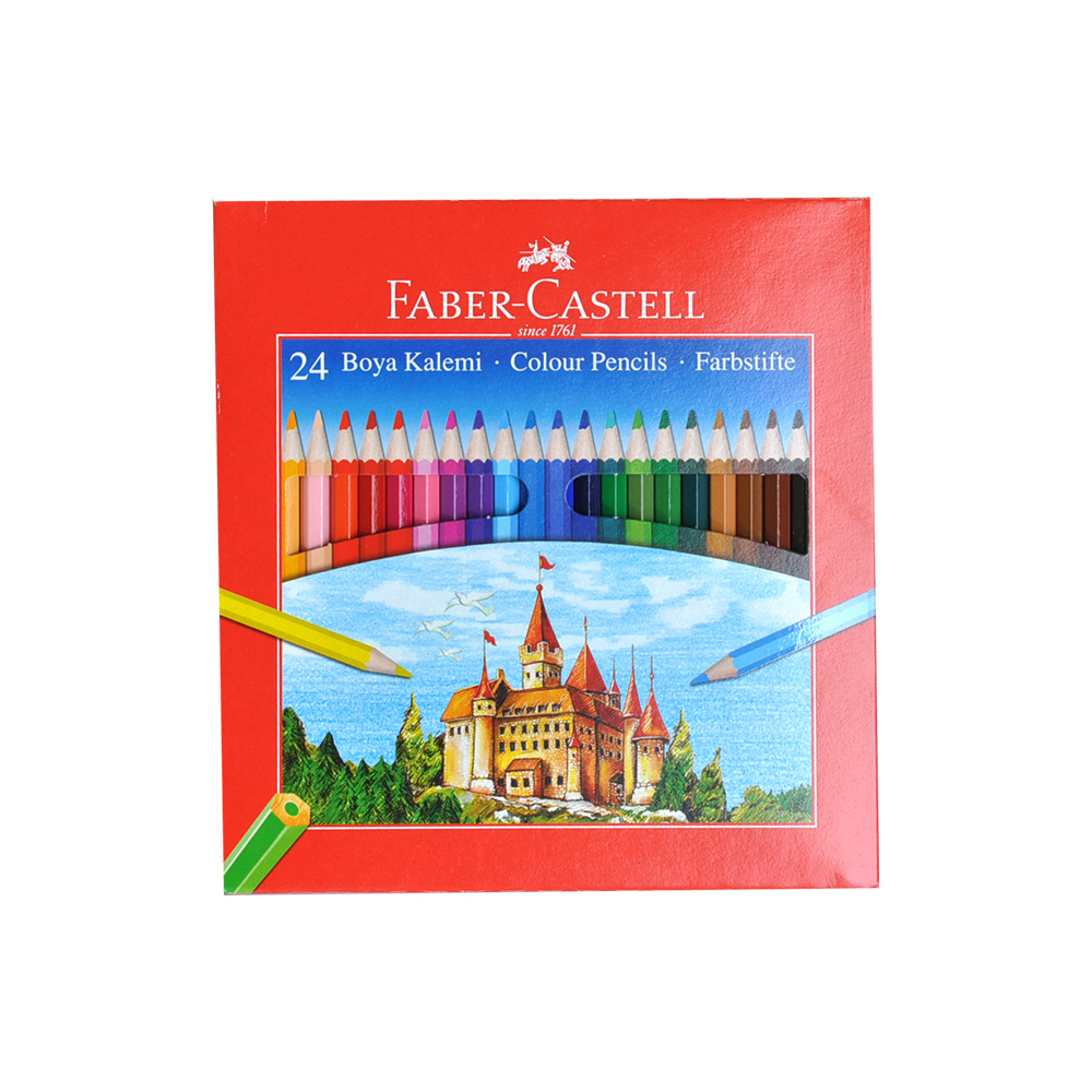 Faber Castell 24 lü Kuru Boya Kalemi