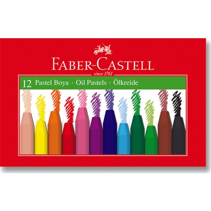 Faber Castell Karton Kutu Pastel Boya 12 Renk