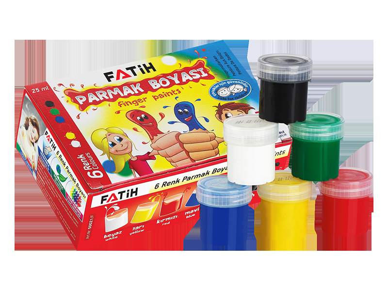 Fatih Parmak Boyası 6 Renk 25 ML x 6 = 150 ML