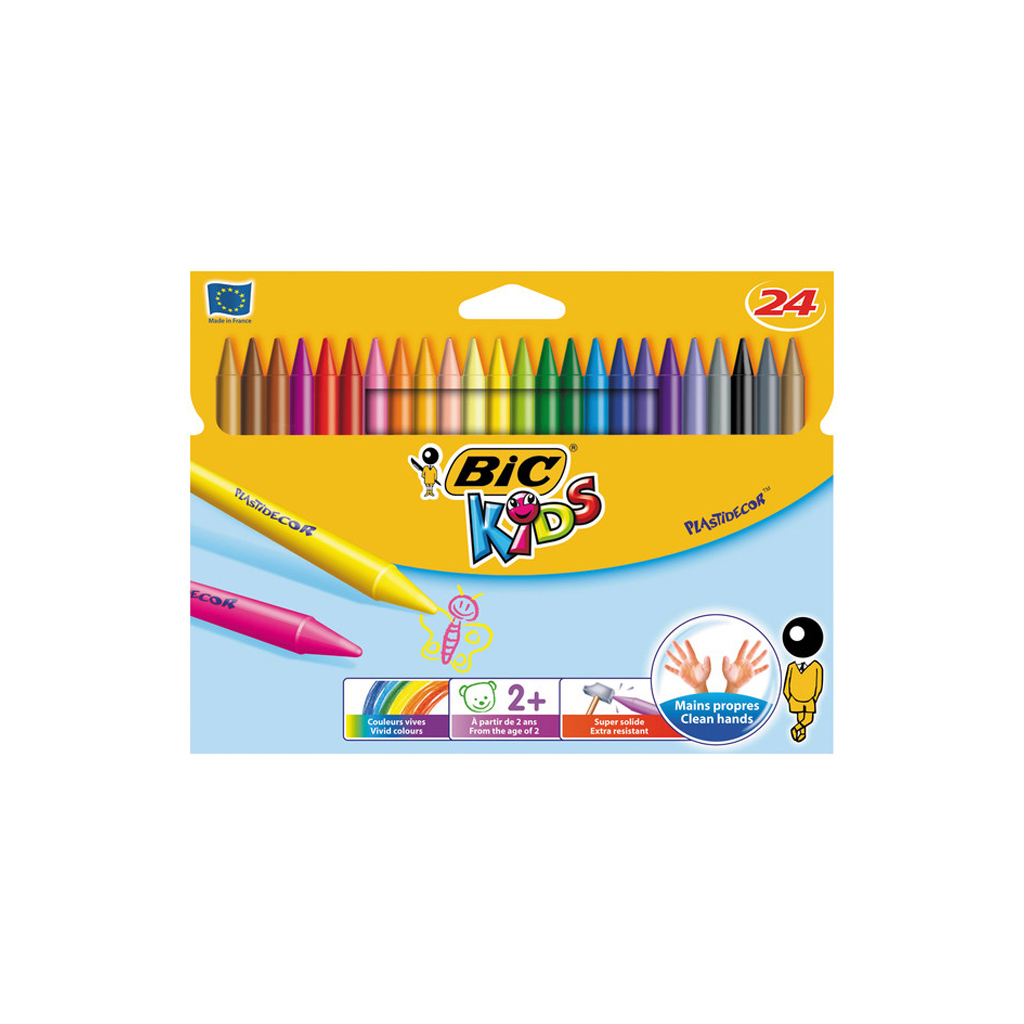 BIC BIC SİLİNEBİLİR PASTEL 24 RENK