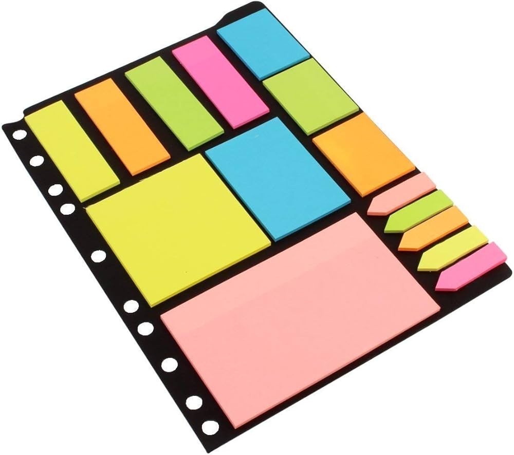 Slm Postit Set Farklı Ölçü ve Renkler