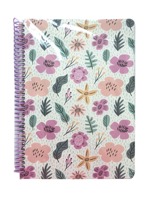 Lizy Collection Spiralli Defter SPRB5 - Pembeli Çiçekler