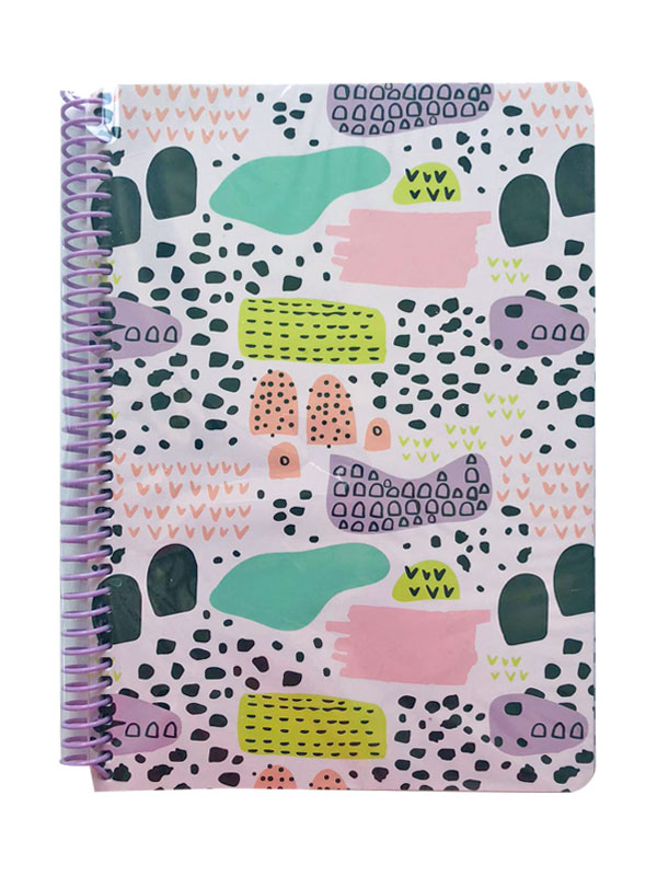 Lizy Collection Spiralli Defter SPRB5 - Benekli Karışık Desen