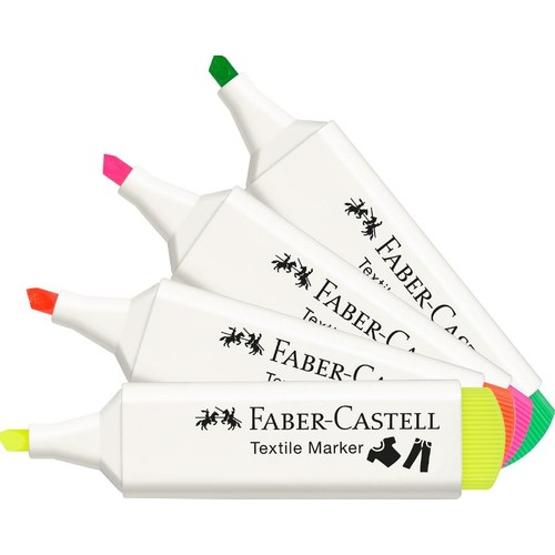 Faber Castell  Tekstil Markörü Neon 4'Lü