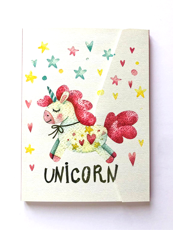 Lilamor Zarf Günlük 14,8x21 112syf.-Unicorn-GZFD-001