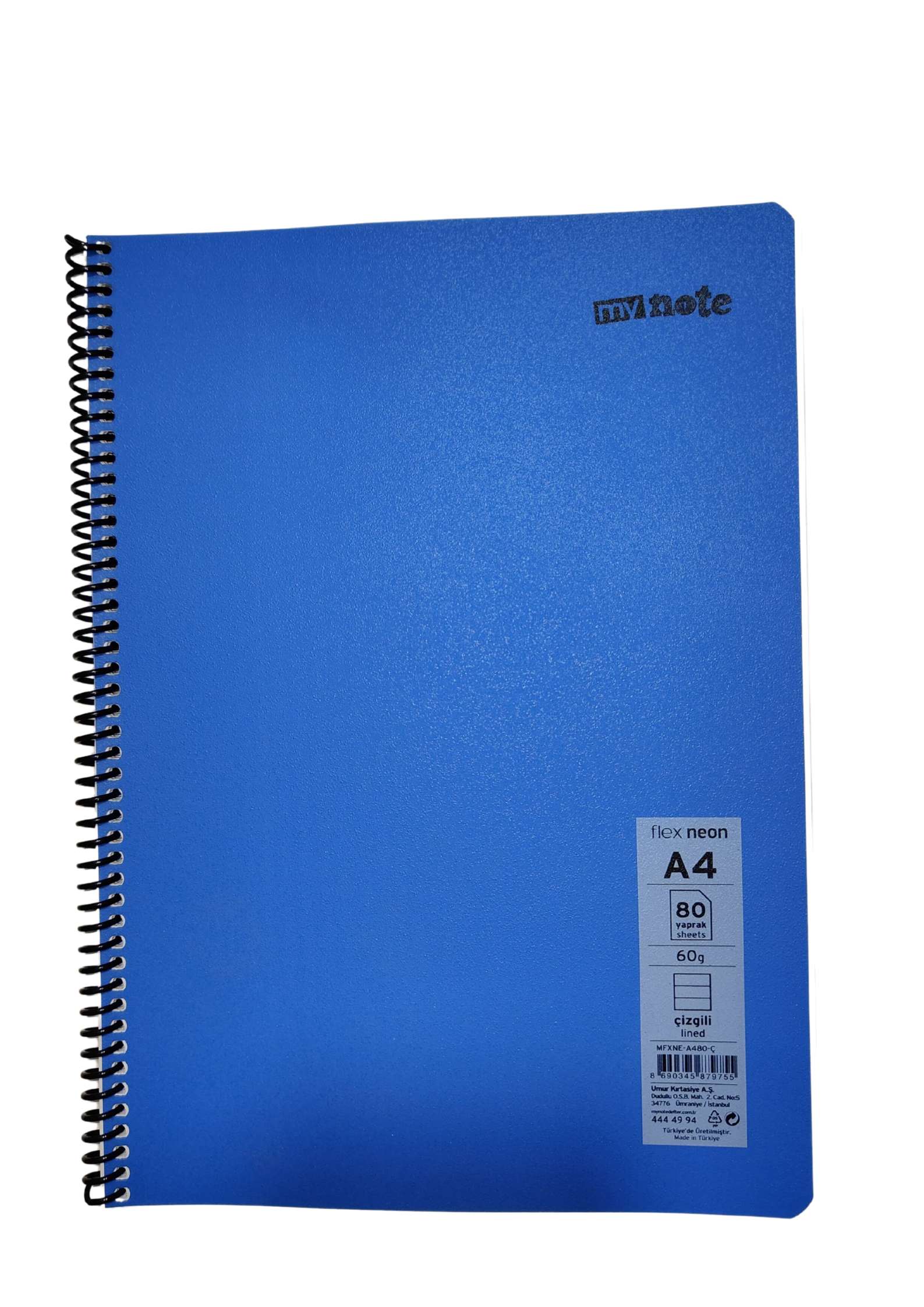 Mynote Flex Neo Defter A4 80 Yp Çizgili - Lacivert