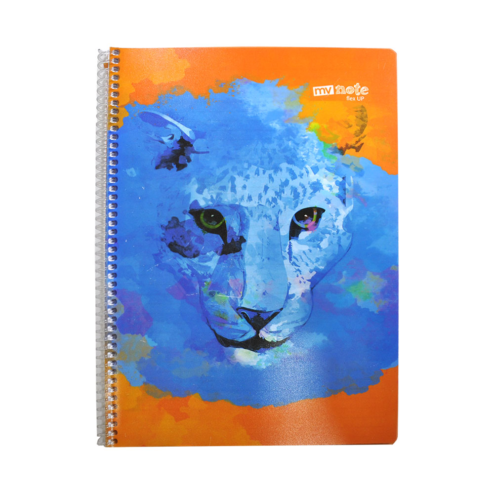 Mynote Flex Up Defter A6 60 Yp Kareli - Mavi Leopar