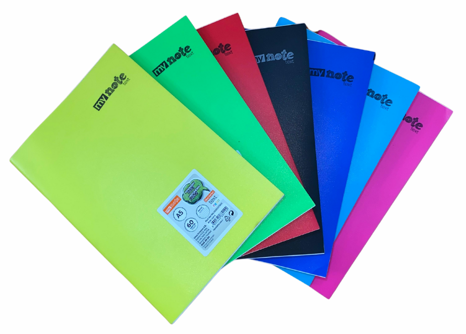 Mynote Text Neon Defter A5 60 Yp Kareli