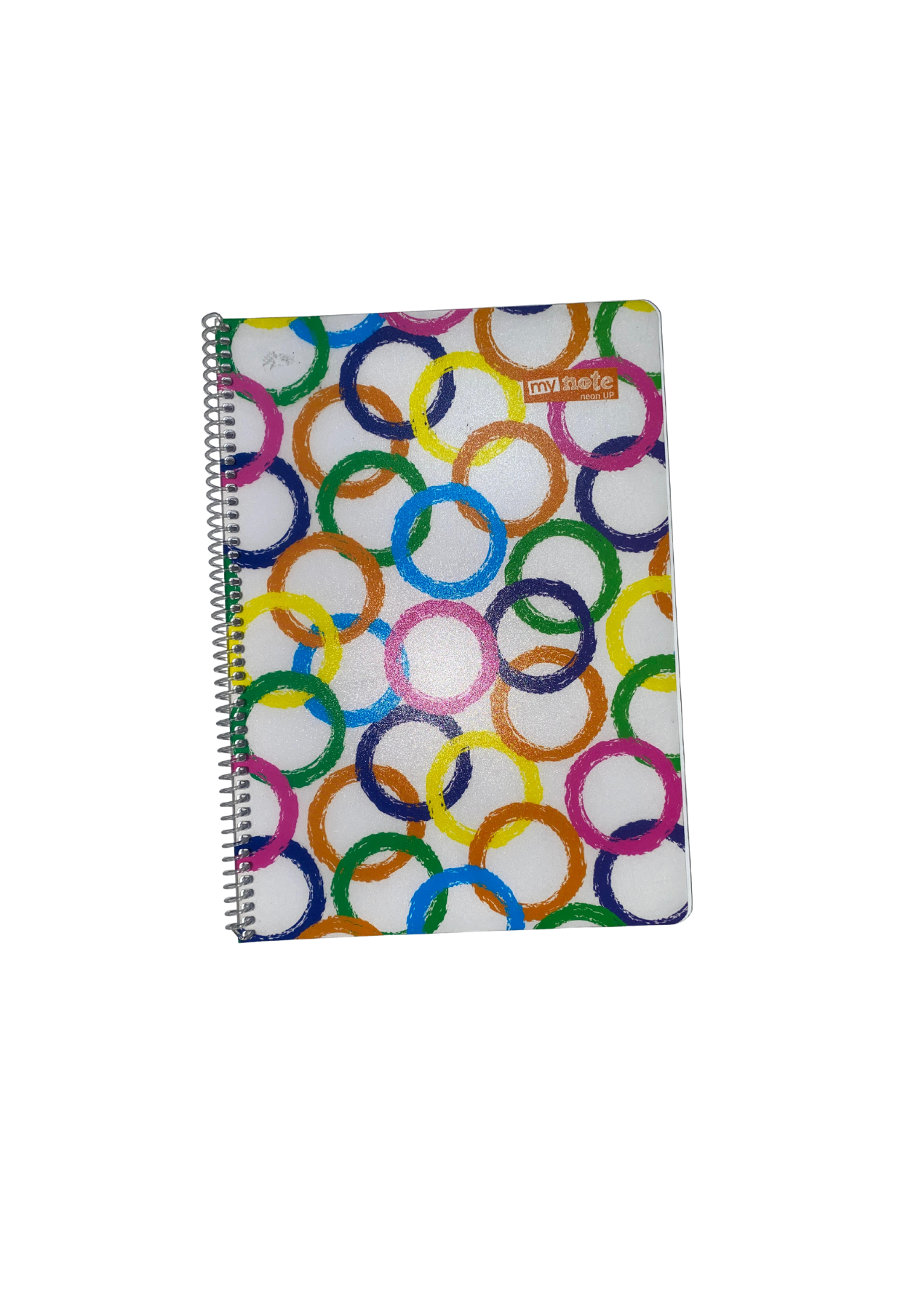 Mynote Neon Defter A4 80yp Çizgisiz - Renkli Çember