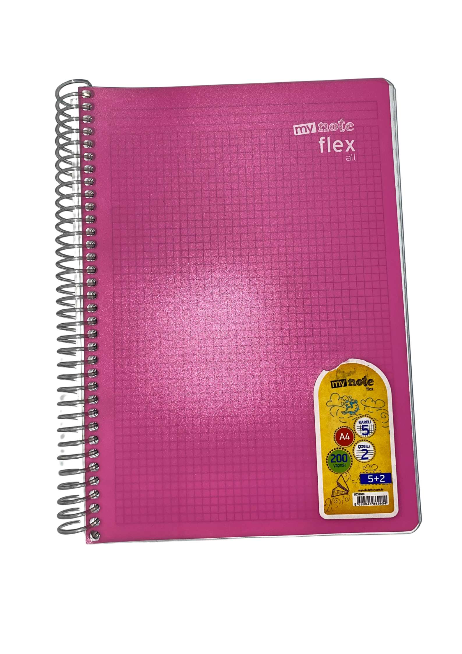 Mynote Flex All 5K+2Ç Defter A4 200yp - Pembe