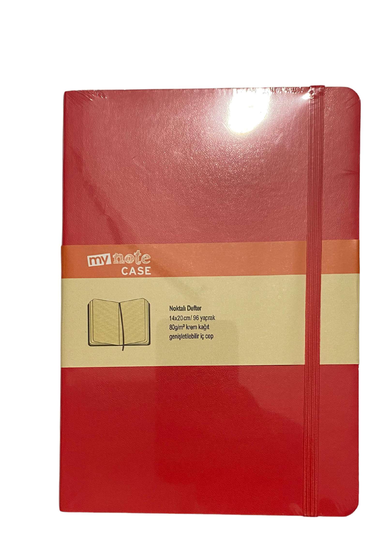 Mynote Case 13x21 Defter 96yp Noktalı  - Kırmızı