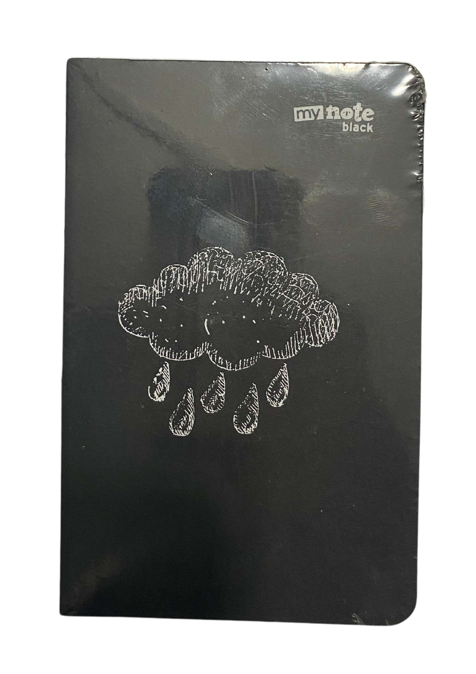 Mynote Black Sırtı Açık 9x14 112yp Siyah Yaprak Çizgisiz - Bulut