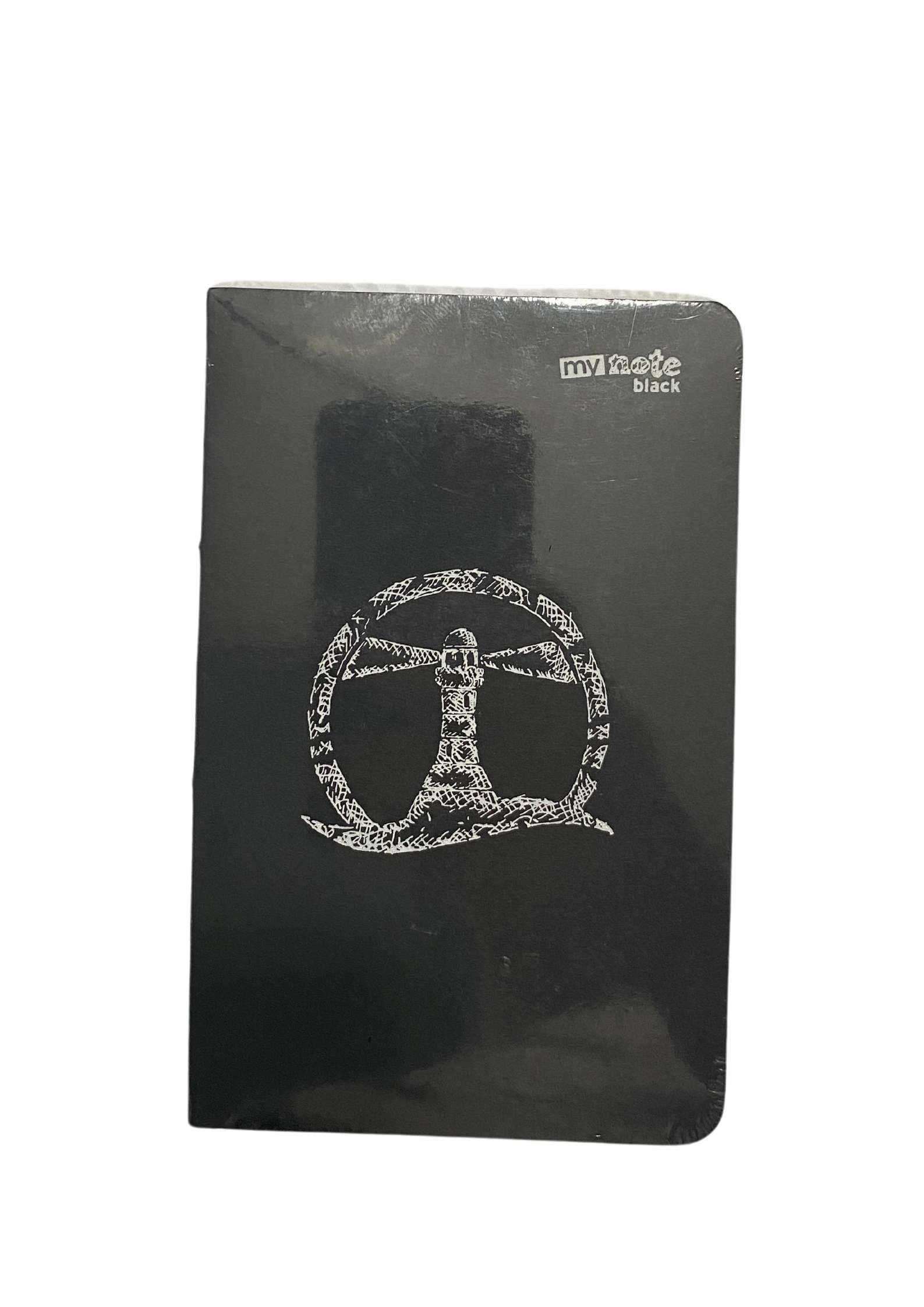 Mynote Black Sırtı Açık Defter 13x21 144yp Çizgisiz - Deniz Feneri