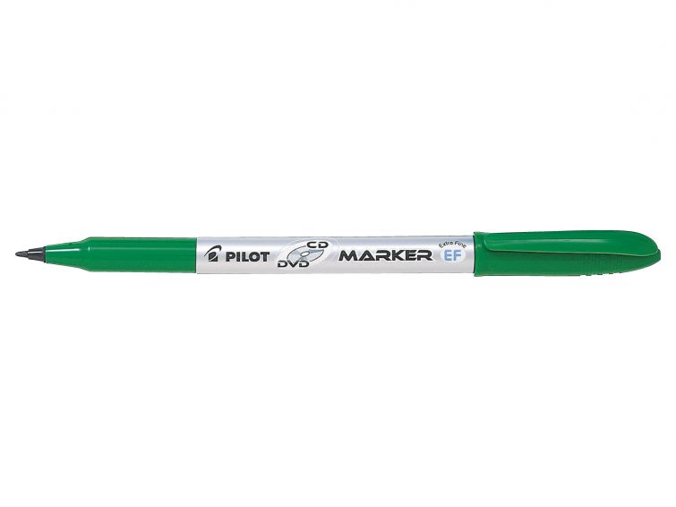 Pilot CD-DVD Marker Begreen - Yeşil SCA-EFCD-G-BG