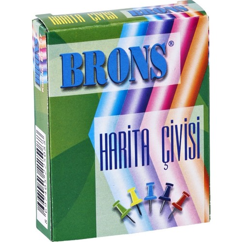 Brons Harita Çivisi Br-357 106241 Renkli