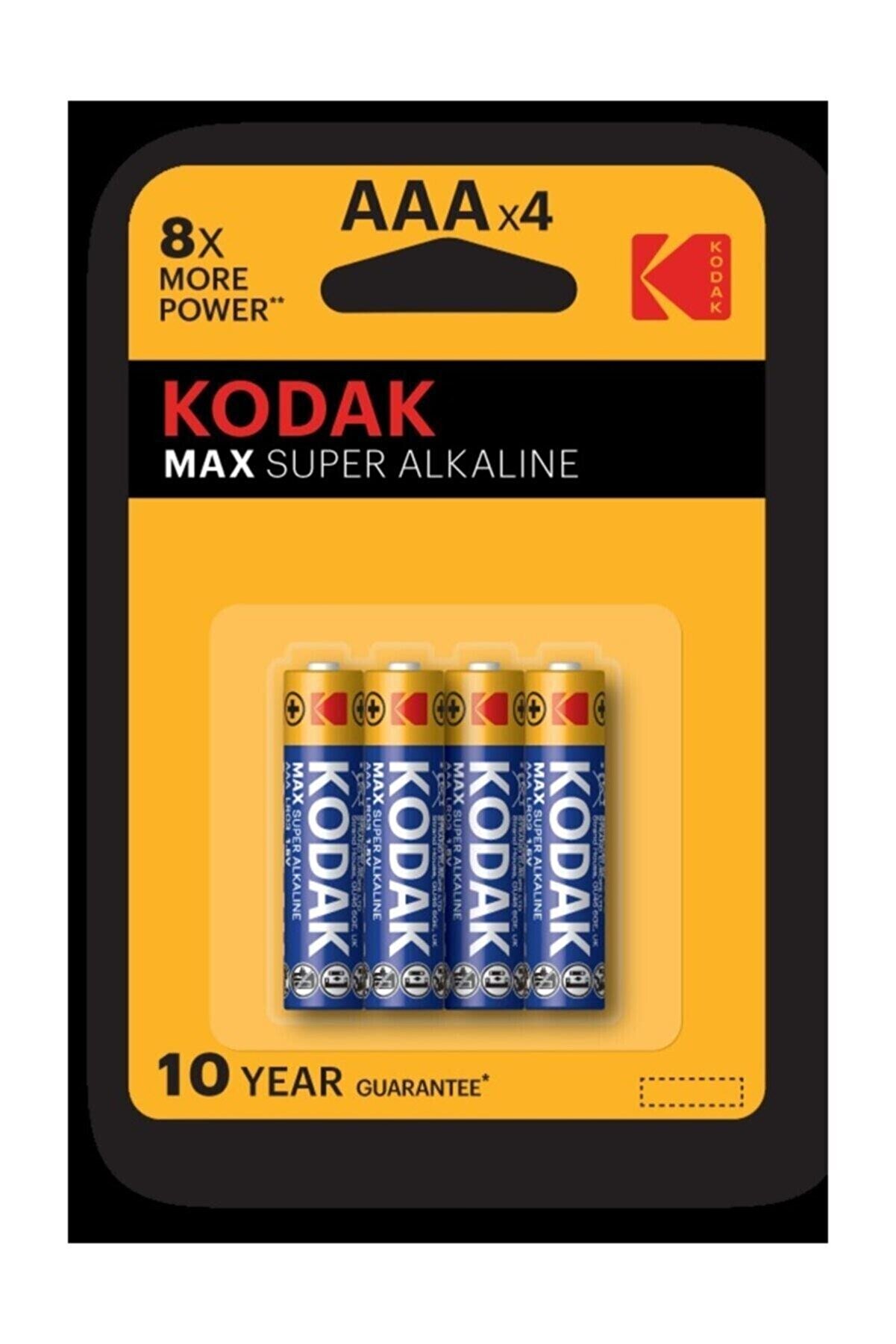 Kodak AAA Max Alkalin Blister İnce Pil