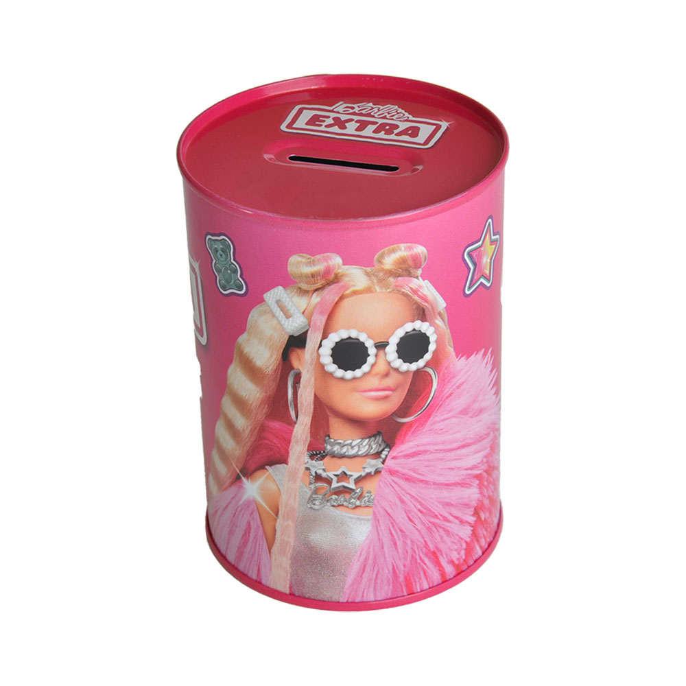 Cem Barbie Extra Sweet Outfit Goals Metal Kumbara - Pembe - Küçük