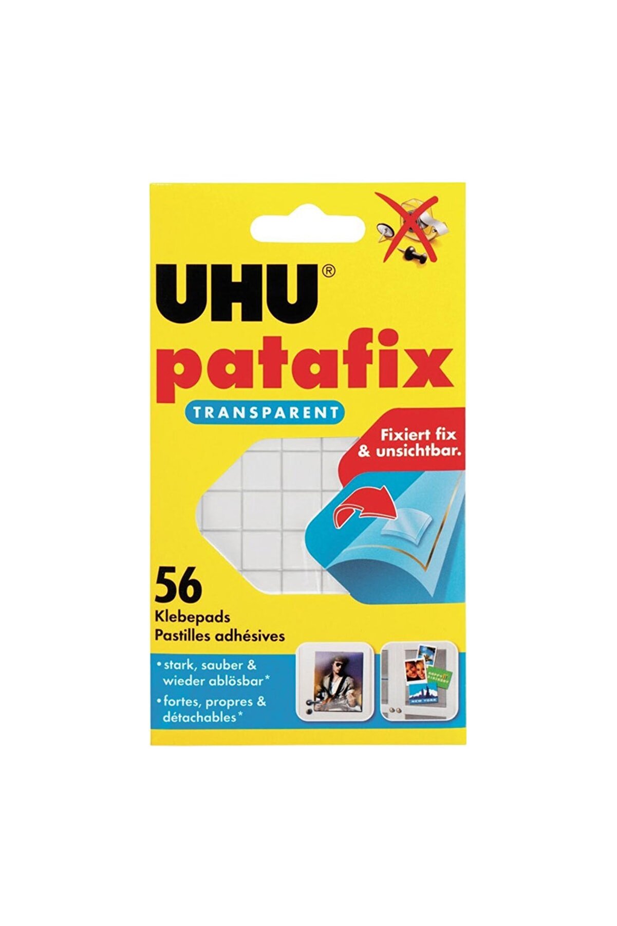 Uhu Patafix Hamur Yapıştırıcı 56 lı Saydam