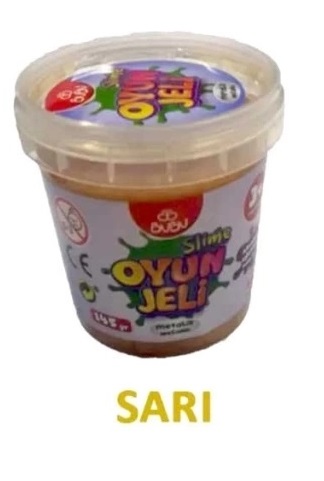 Bu-Bu Metalik Oyun Jeli 145gr - Sarı