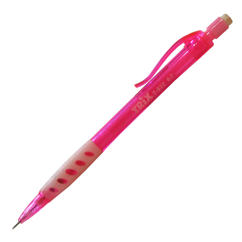 Trix Şeffaf Gövde  Versatil Kalem - T-822 - Pembe - 0,7 MM