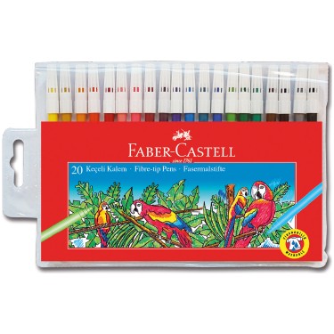 Faber Castell 20li Keçeli Kalem