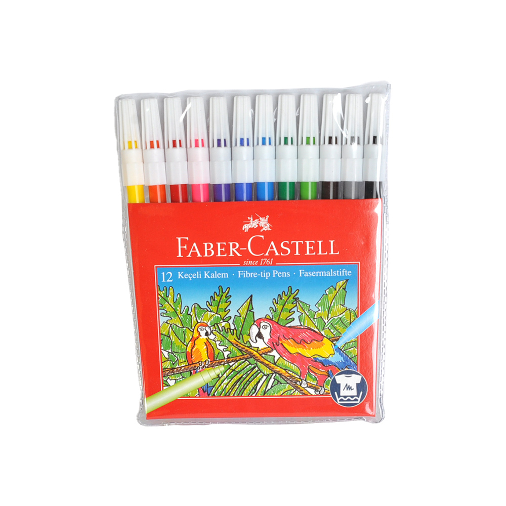 Faber Castell 12li  Keçeli Kalem