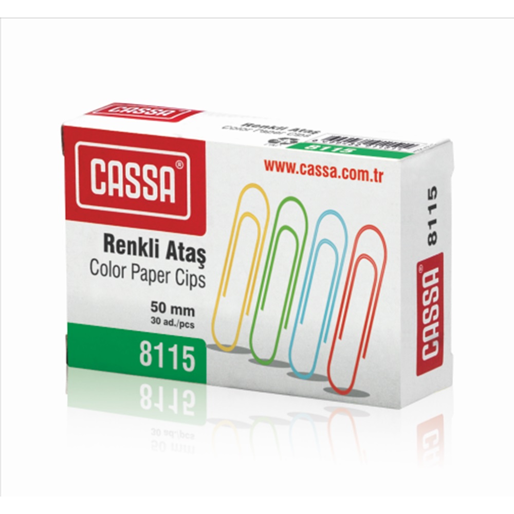 CASSA Pvc Kaplı Renkli Ataş 28 mm