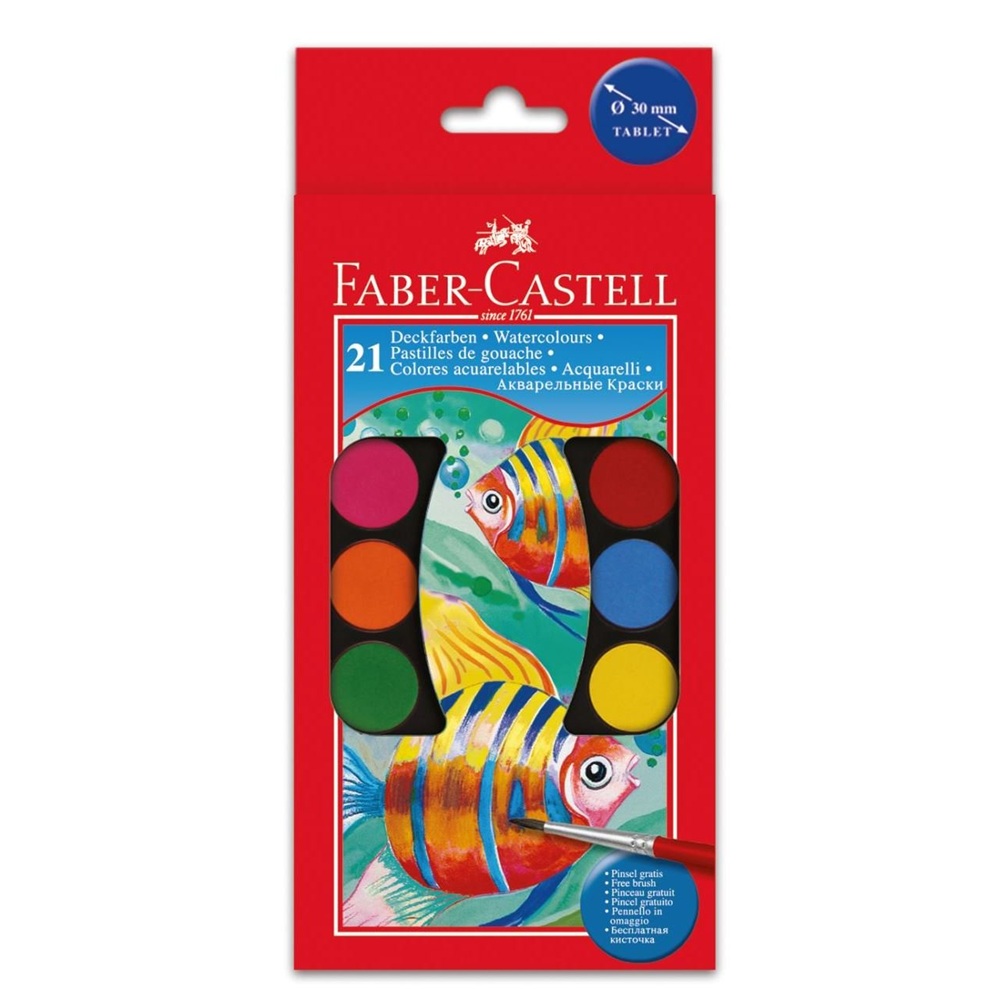 Faber Castell Suluboya Büyük Boy 21 Renk