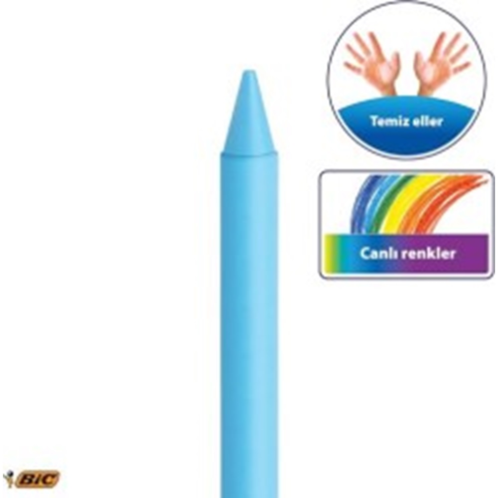 Bic Pastel Boya Plastidecor Karton Kutu 12 Li