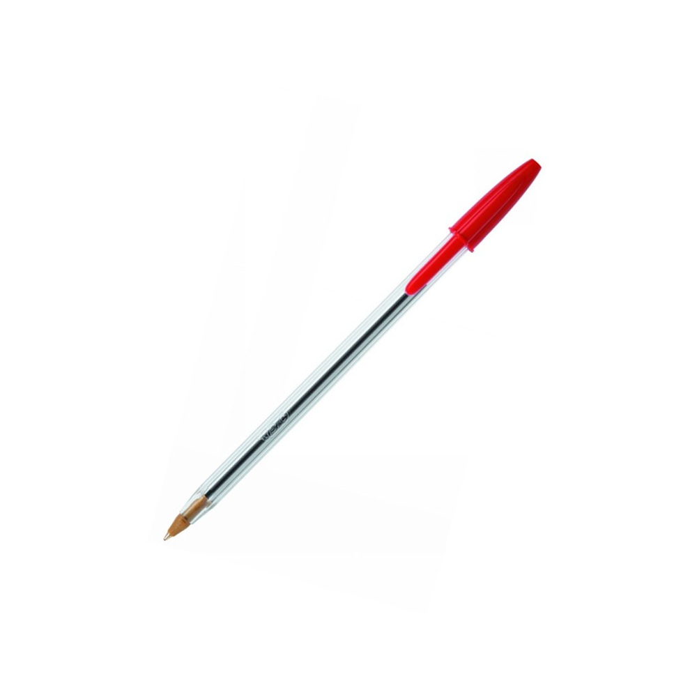 BIC CRISTAL MEDIUM TÜKENMEZ KALEM KIRMIZI