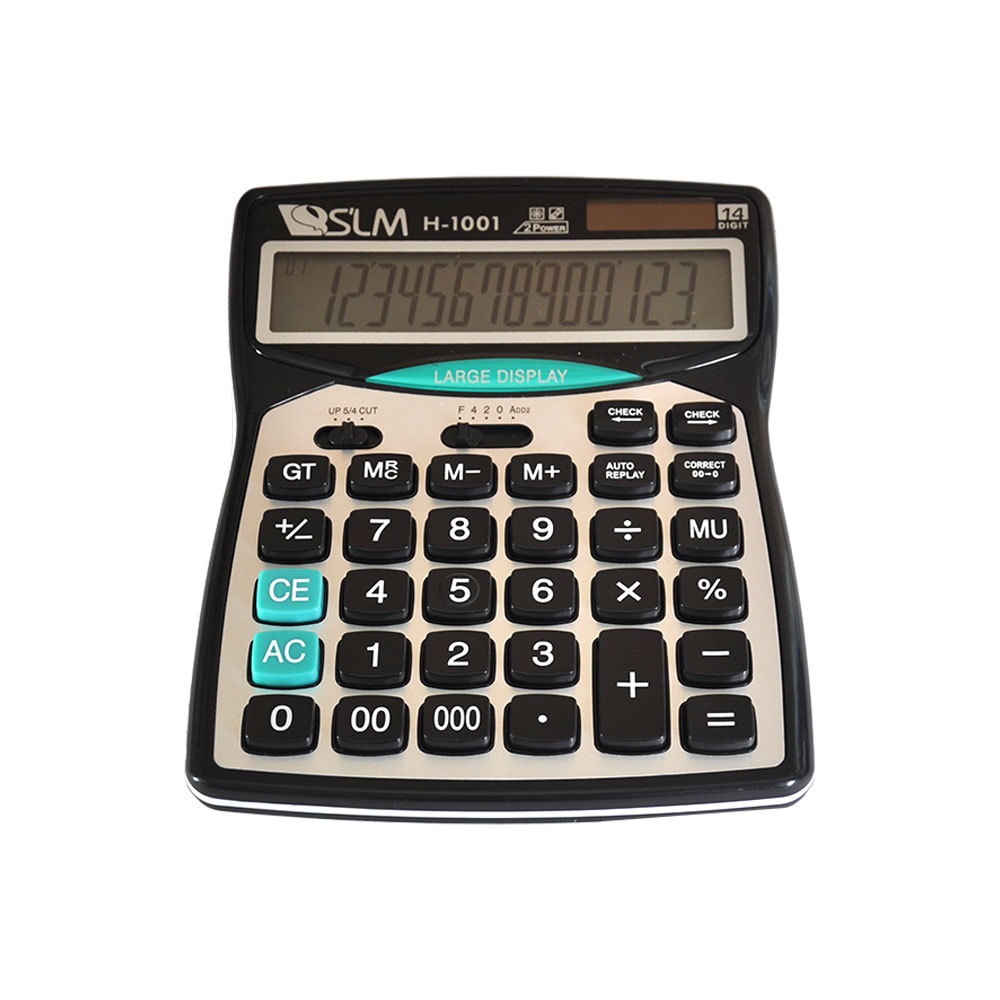 Slm 12 Haneli Güneş Enerjili Hesap Makinesi H-1001