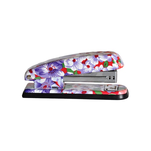 Slm Zımba Makinesi 24/6 Orta Boy - Çiçek Desenli - Mor