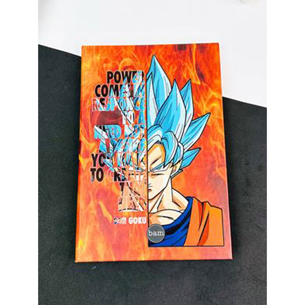 Bam Lastikli Defter Sert Kapak Çizgisiz 160yp-Son Goku