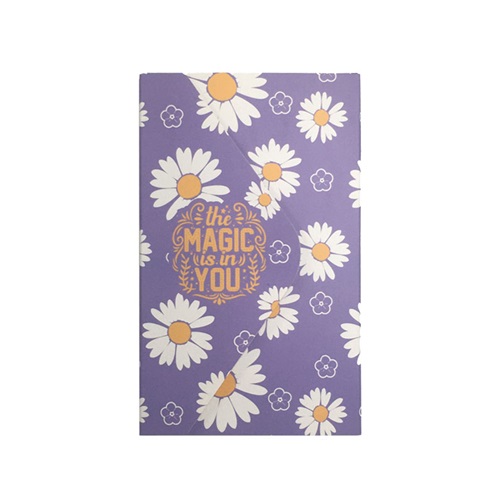 Bam Zarf Defter Çizgisiz 160yp-Papatya