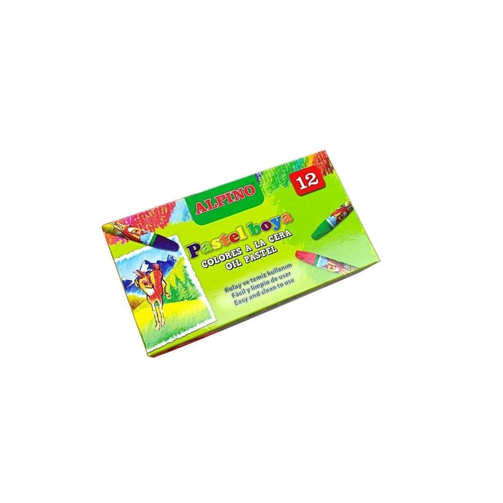 Alpino 12 li Pastel Boya Karton Kutu