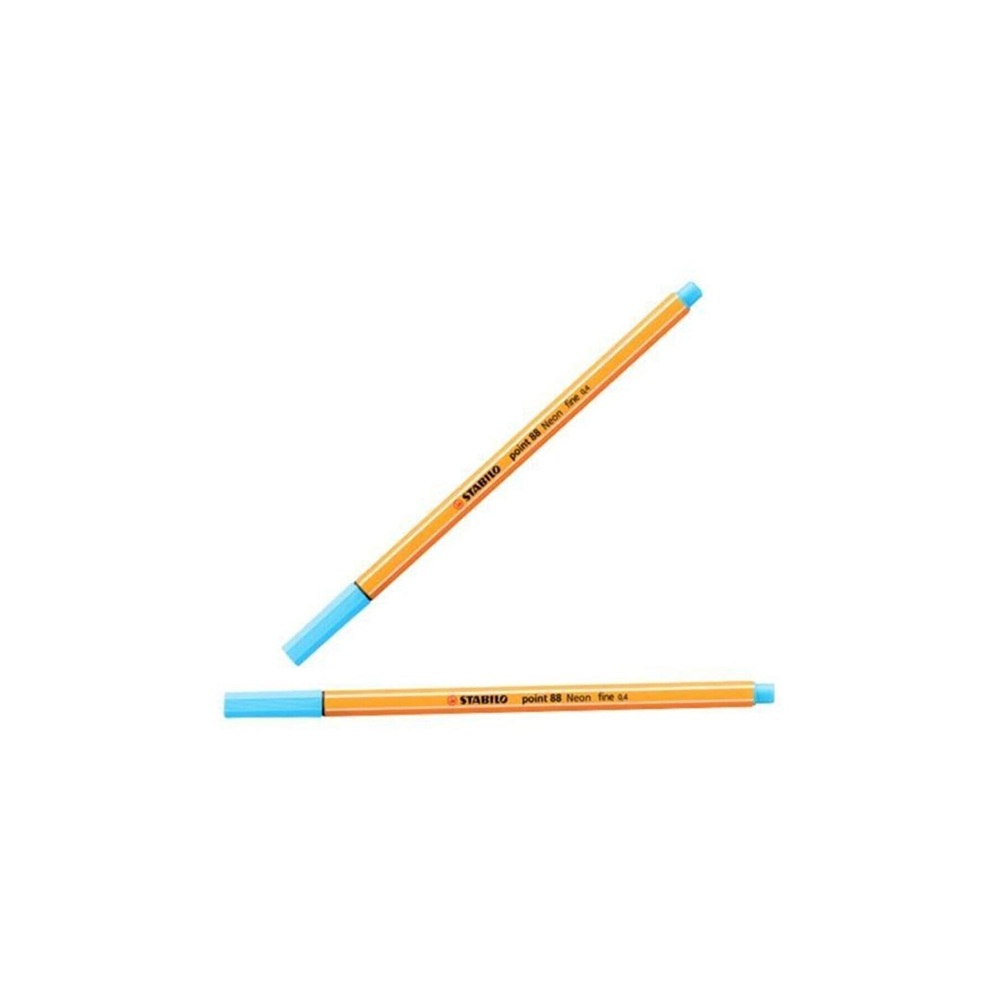 Stabilo Point 88 Floresan Mavi 0.4 mm Keçe Uçlu Kalem 88/031