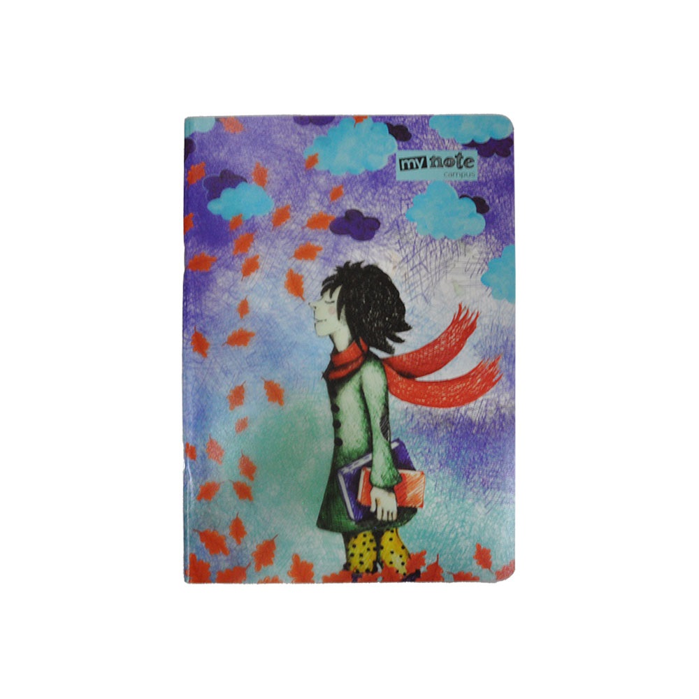 Mynote Campus Defter 18.5x26cm 40yp Çizgisiz Defter Kız Çocuğu