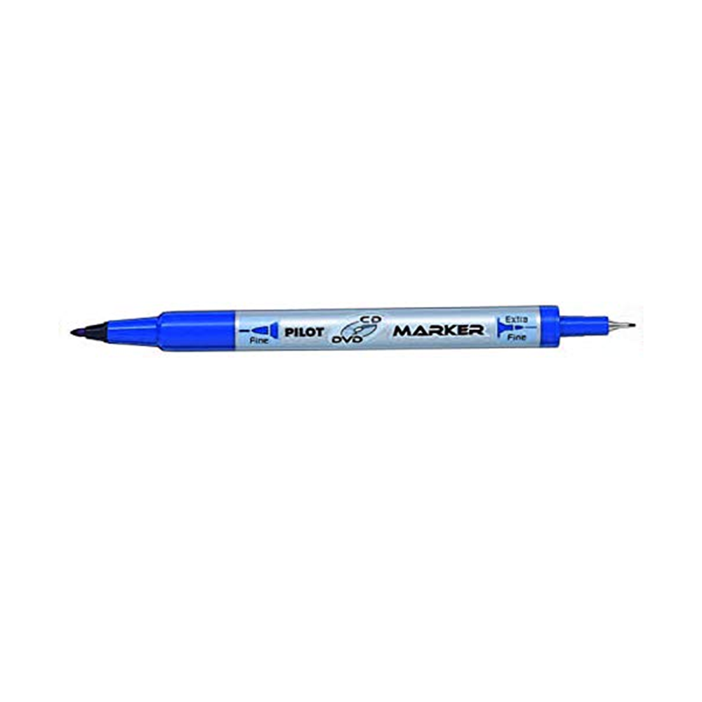 Pilot CD-DVD Marker Twin Begreen - Mavi SCA-TMCD-L