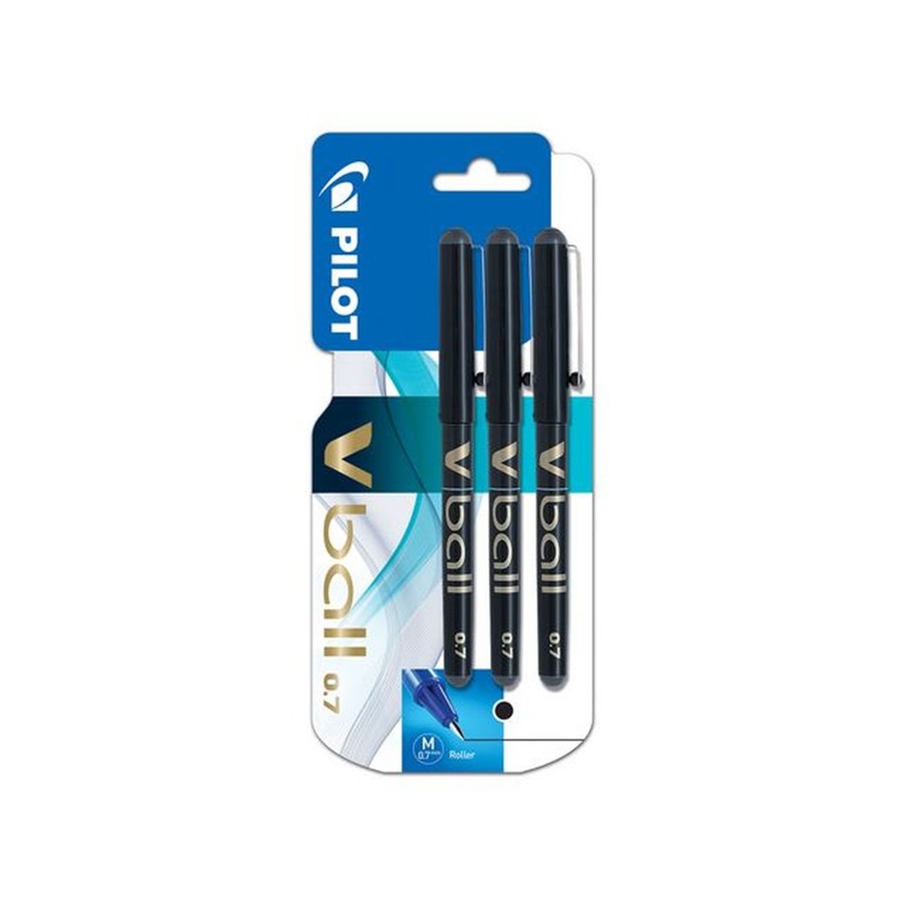 Pilot V-ball 0.7 - Siyah 3'lü Bls Yeni VB7-S-BL3-Y