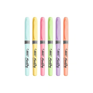 Bic Marking Highlighter Grip Pastel 6 lı