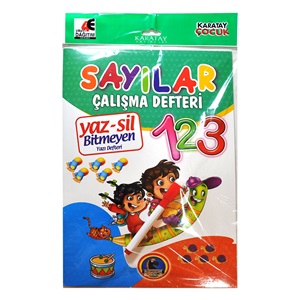 Karatay Çocuk Yaz- Sil Sayılar Çalışma Defteri