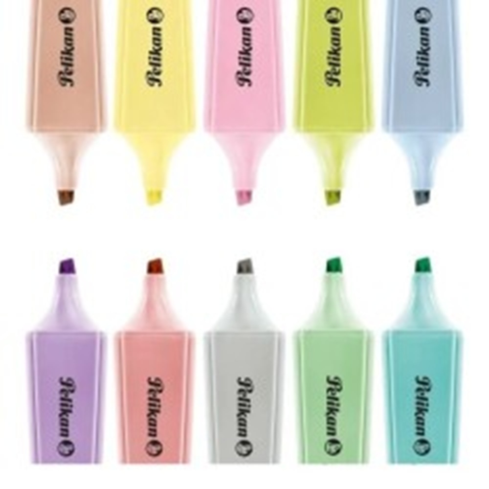 Pelikan Signal Textmarker 10'lu Pastel Renkler Set