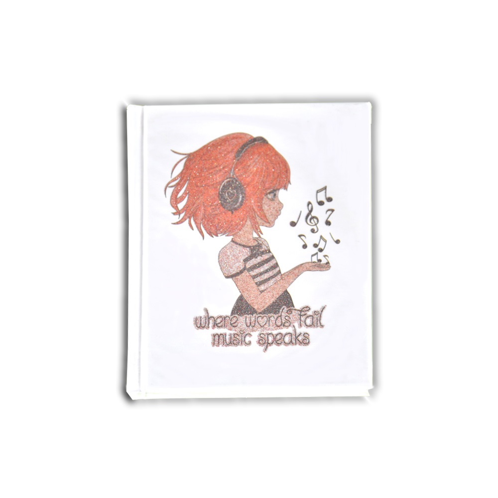 Mikro Desenli Ayraçli Not Defteri Çizgili - 80yp