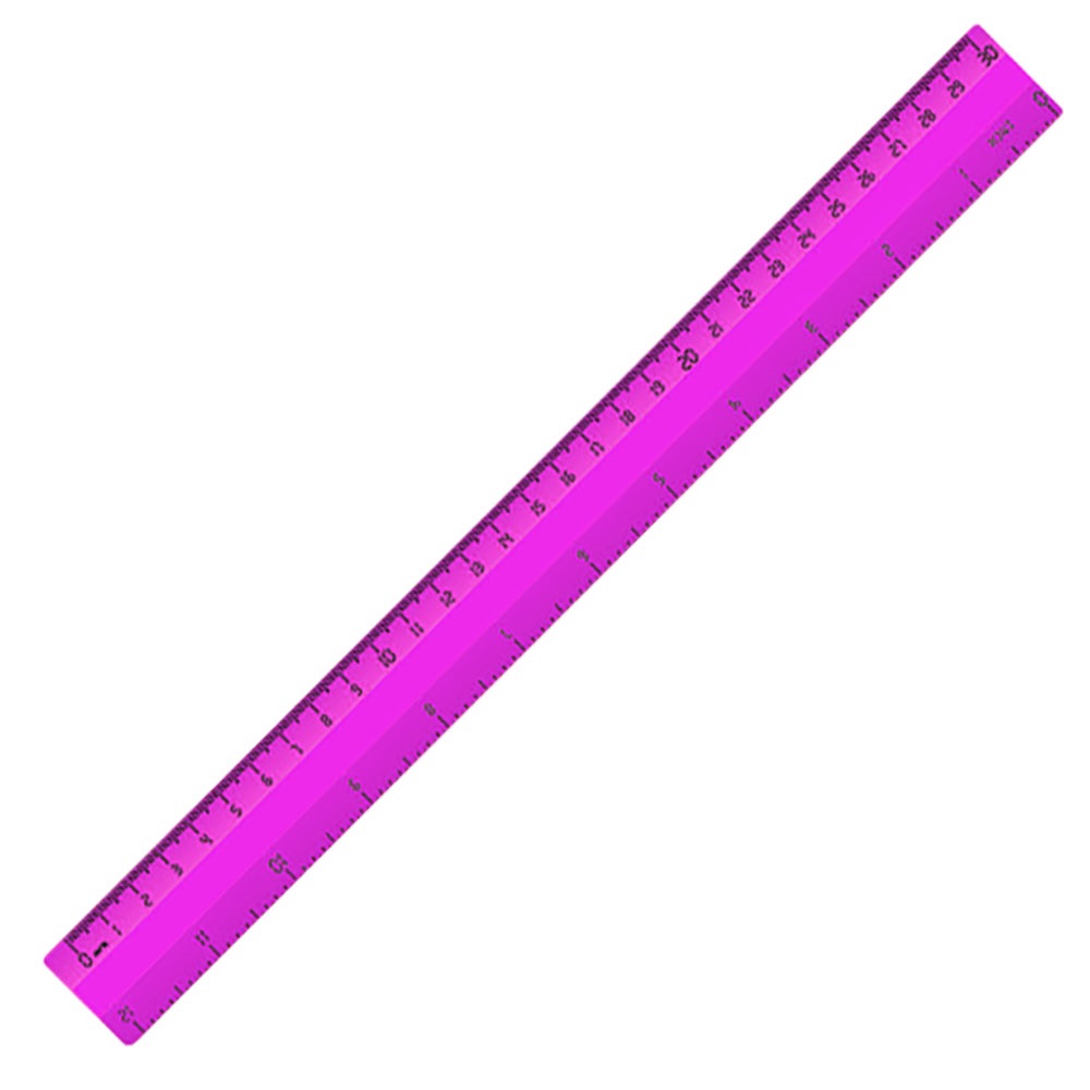 Ark Plastik Cetvel - 601 - Pembe - 30 cm