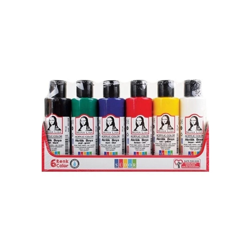 Monalisa Akrilik Boya 6 Renk 70ml