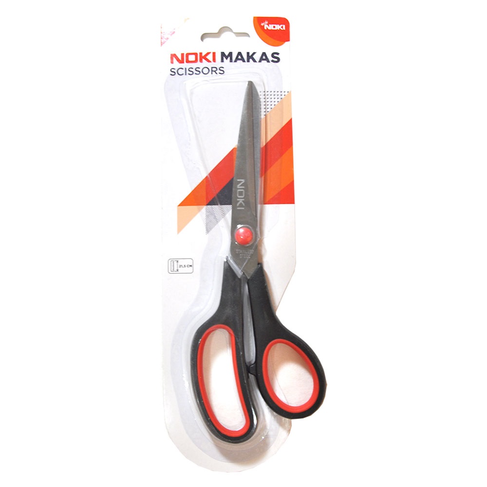 Noki Büyük Boy Büro Makası 6008 - Kırmızı - 21.5 CM