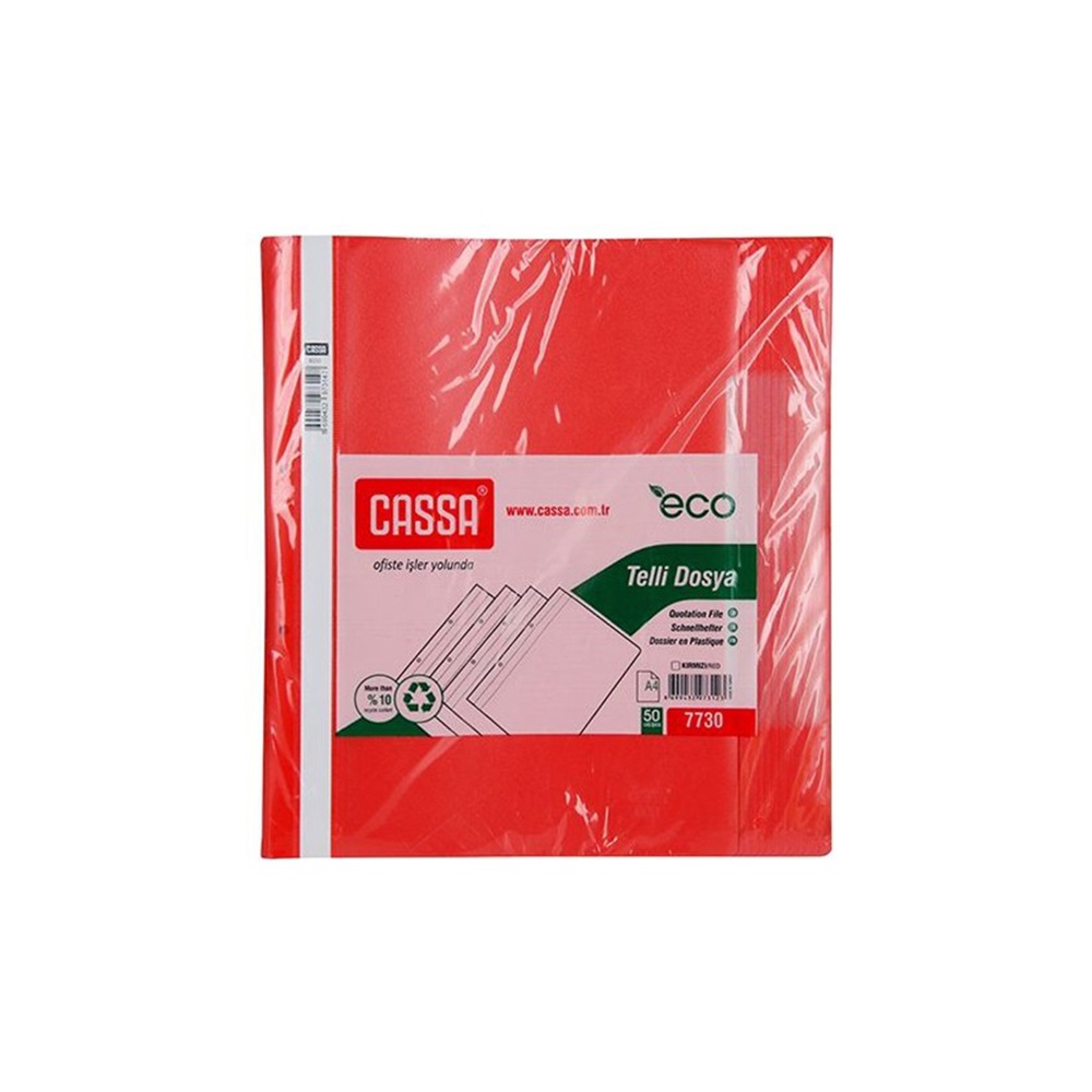 Cassa Telli Dosya (Kırmızı)