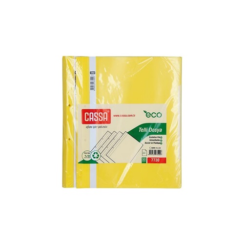 Cassa Telli Dosya Sarı 50 li