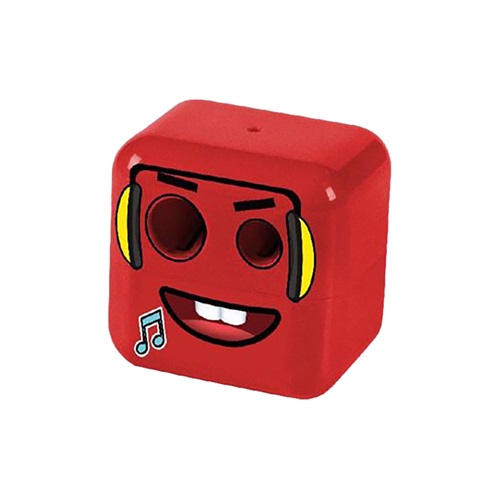 Adel Cubies Çift Hazneli Kalemtraş - Kırmızı