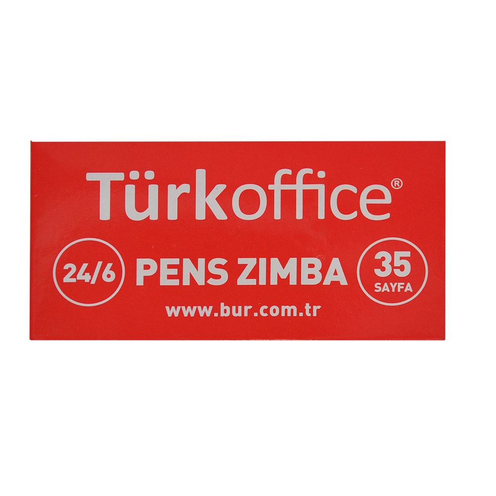 Türkoffice Pens Tipi Zımba Makinesi No:24/6 35 Yp